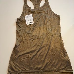 Athleta Luxe Studio tank - gold